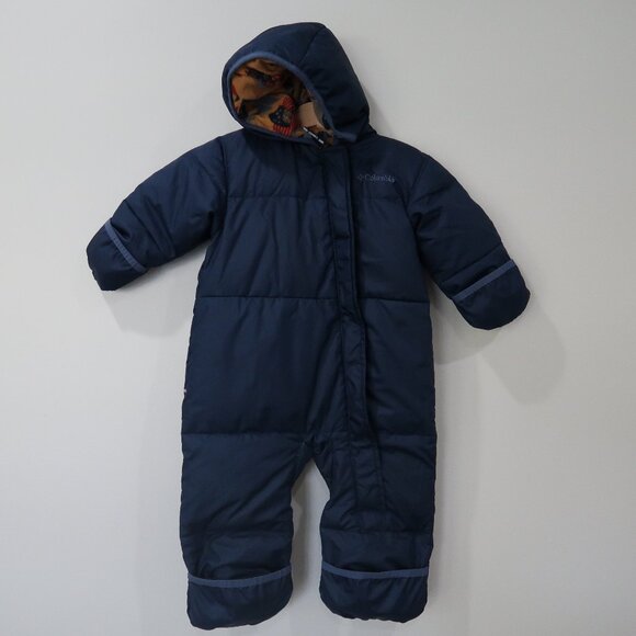 Columbia Baby Snowsuit Navy Blue 12-18M - Picture 1 of 6